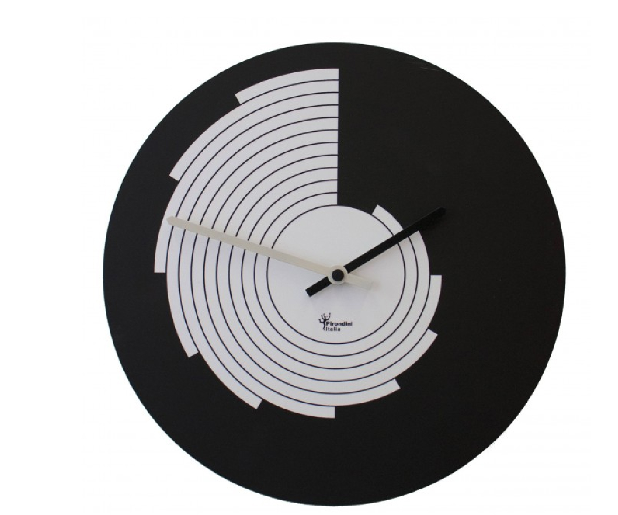 Orologio da parete Tomasucci nero orologi design da muro per la casa e ufficio 